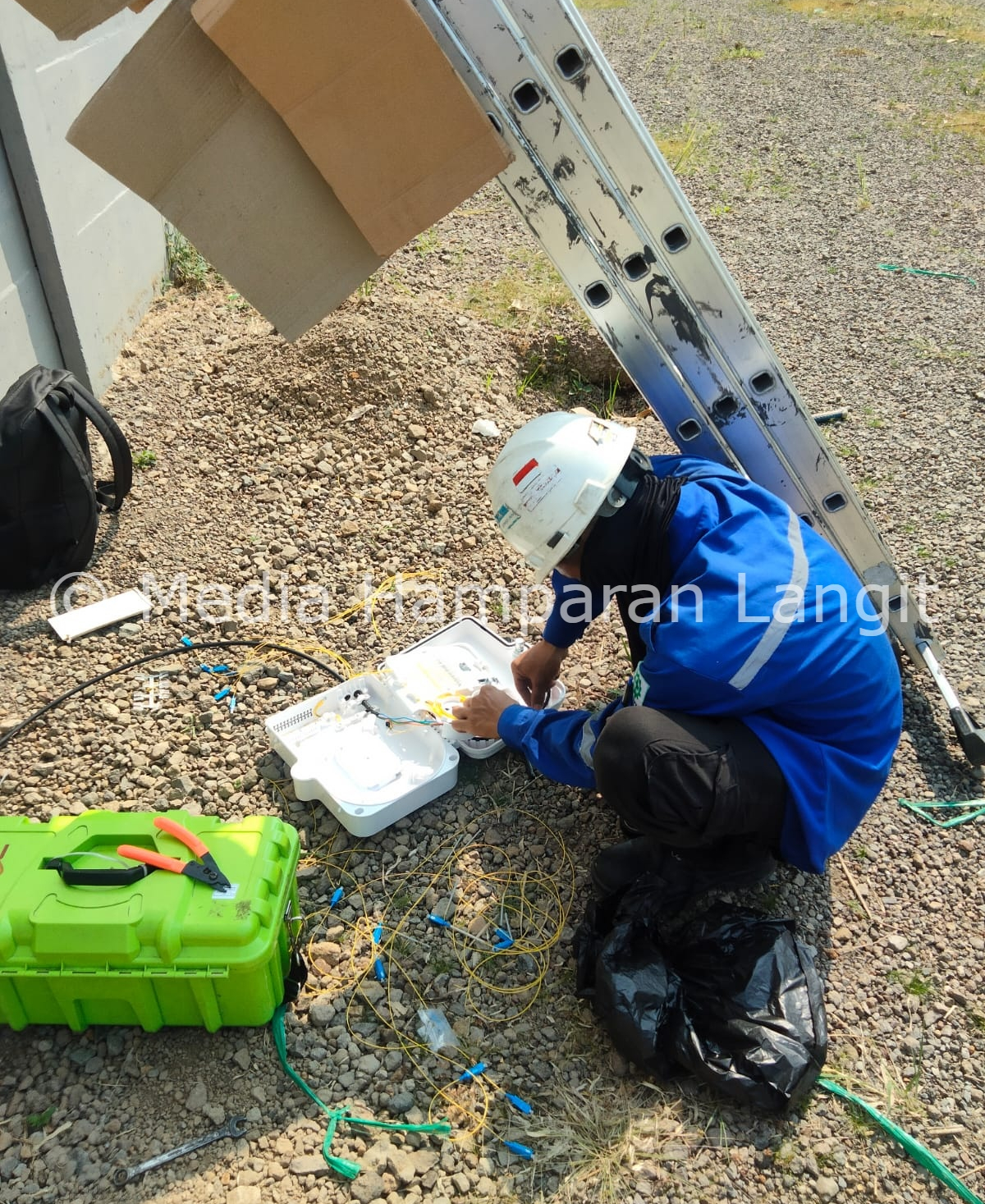 Jasa instalasi fiber optic backbone perusahaan